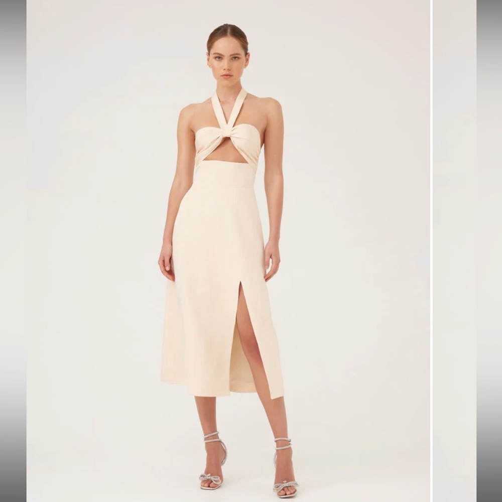 Keepsake - Raquel Midi Dress - Vanilla